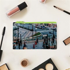 Crowded Urban Scene, Osaka Japan Cosmetic Bag (xs) by dflcprintsclothing