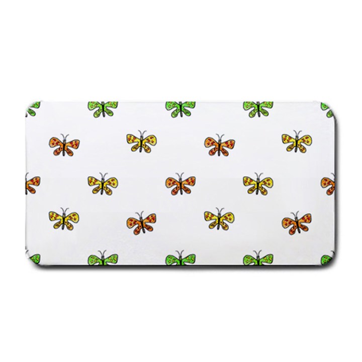 Butterfly Cartoon Drawing Motif  Pattern Medium Bar Mats