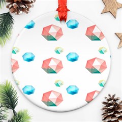 Diamonds Ornament (round) by Sparkle