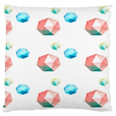 Diamonds Large Cushion Case (two Sides) by Sparkle