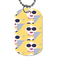 Fashion Faces Dog Tag (Two Sides)