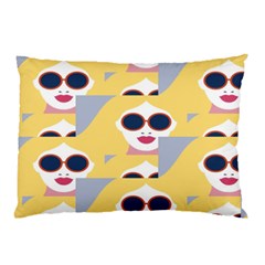 Fashion Faces Pillow Case