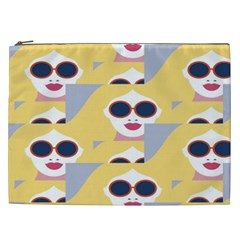 Fashion Faces Cosmetic Bag (xxl) by Sparkle