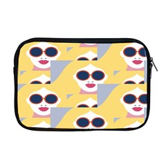 Fashion Faces Apple MacBook Pro 17  Zipper Case