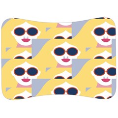 Fashion Faces Velour Seat Head Rest Cushion by Sparkle