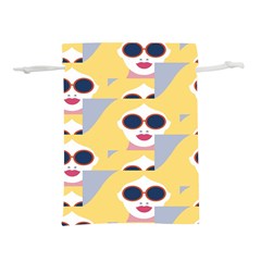 Fashion Faces Lightweight Drawstring Pouch (S)