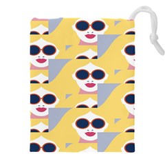 Fashion Faces Drawstring Pouch (4XL)