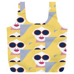 Fashion Faces Full Print Recycle Bag (XXL)