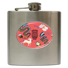 Puzzle Hip Flask (6 Oz) by Sparkle