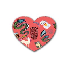 Puzzle Heart Coaster (4 Pack)  by Sparkle