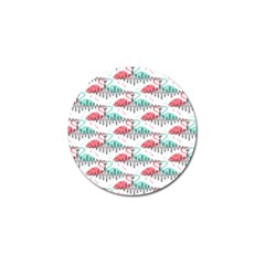 Music Flamingo Golf Ball Marker by Sparkle