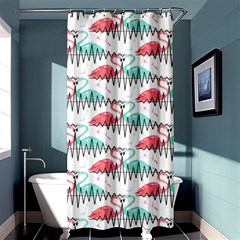 Music Flamingo Shower Curtain 36  X 72  (stall)  by Sparkle