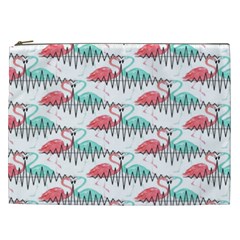 Music Flamingo Cosmetic Bag (xxl) by Sparkle