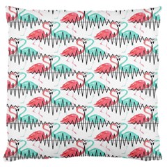 Music Flamingo Standard Flano Cushion Case (one Side) by Sparkle