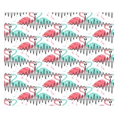 Music Flamingo Double Sided Flano Blanket (small)  by Sparkle