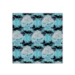 Digital Waves Satin Bandana Scarf Front