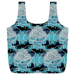 Digital Waves Full Print Recycle Bag (xxxl)