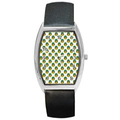 Holiday Pineapple Barrel Style Metal Watch by Sparkle