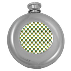 Holiday Pineapple Round Hip Flask (5 Oz) by Sparkle