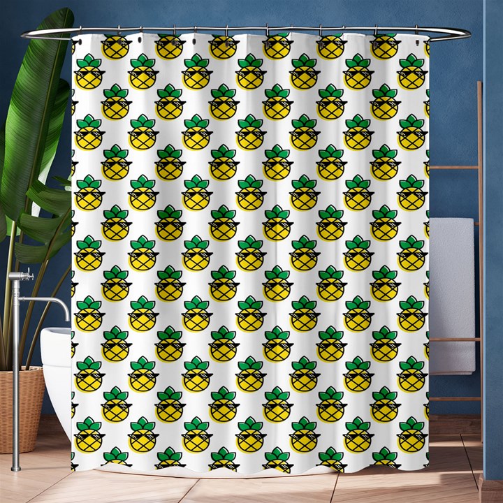 Holiday Pineapple Shower Curtain 60  x 72  (Medium) 