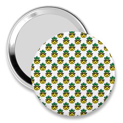 Holiday Pineapple 3  Handbag Mirrors by Sparkle