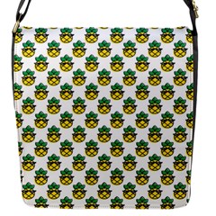 Holiday Pineapple Flap Closure Messenger Bag (s) by Sparkle