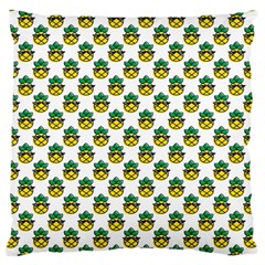 Holiday Pineapple Large Flano Cushion Case (one Side) by Sparkle