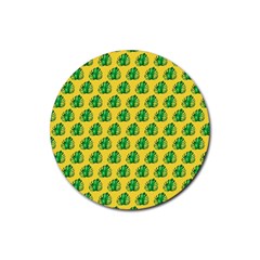 Beautiful Pattern Rubber Round Coaster (4 Pack)  by Sparkle