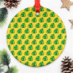 Beautiful Pattern Round Ornament (two Sides) by Sparkle