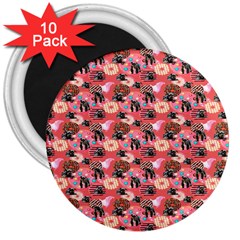 Sweet Donuts 3  Magnets (10 pack) 