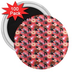 Sweet Donuts 3  Magnets (100 pack)