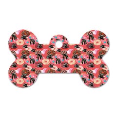 Sweet Donuts Dog Tag Bone (Two Sides)