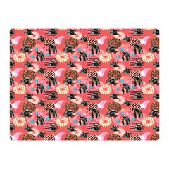 Sweet Donuts Double Sided Flano Blanket (Mini) 