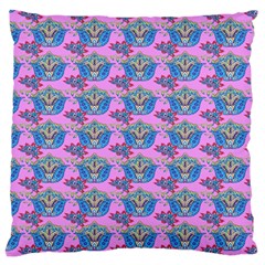 Floral Pattern Standard Flano Cushion Case (two Sides) by Sparkle