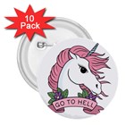 Go to Hell 2.25  Buttons (10 pack)  Front