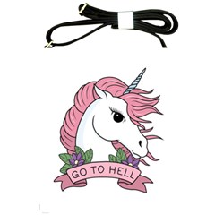 Go To Hell Shoulder Sling Bag by Valentinaart