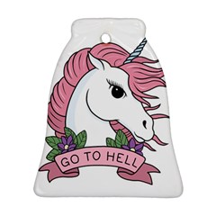 Go To Hell Bell Ornament (two Sides) by Valentinaart