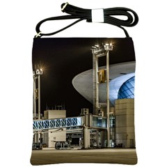 Montevideo Airport Night Scene, Uruguay Shoulder Sling Bag