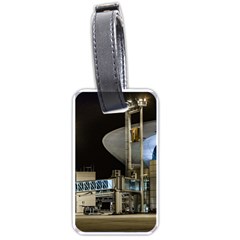 Montevideo Airport Night Scene, Uruguay Luggage Tag (one Side) by dflcprintsclothing