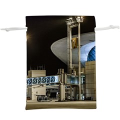 Montevideo Airport Night Scene, Uruguay  Lightweight Drawstring Pouch (xl) by dflcprintsclothing