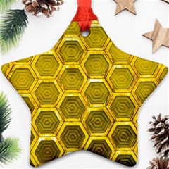 Hexagon Windows Ornament (star) by essentialimage