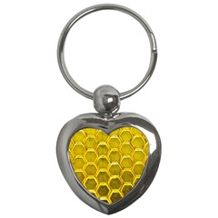 Hexagon Windows Key Chain (heart) by essentialimage