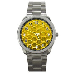 Hexagon Windows Sport Metal Watch by essentialimage