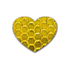 Hexagon Windows Heart Coaster (4 pack) 