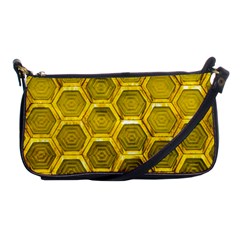 Hexagon Windows Shoulder Clutch Bag by essentialimage