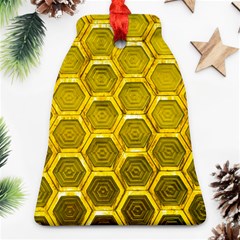 Hexagon Windows Bell Ornament (two Sides)