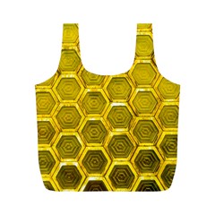 Hexagon Windows Full Print Recycle Bag (M)