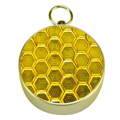 Hexagon Windows Gold Compasses