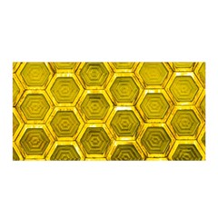 Hexagon Windows Satin Wrap by essentialimage