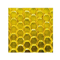 Hexagon Windows Small Satin Scarf (square) by essentialimage